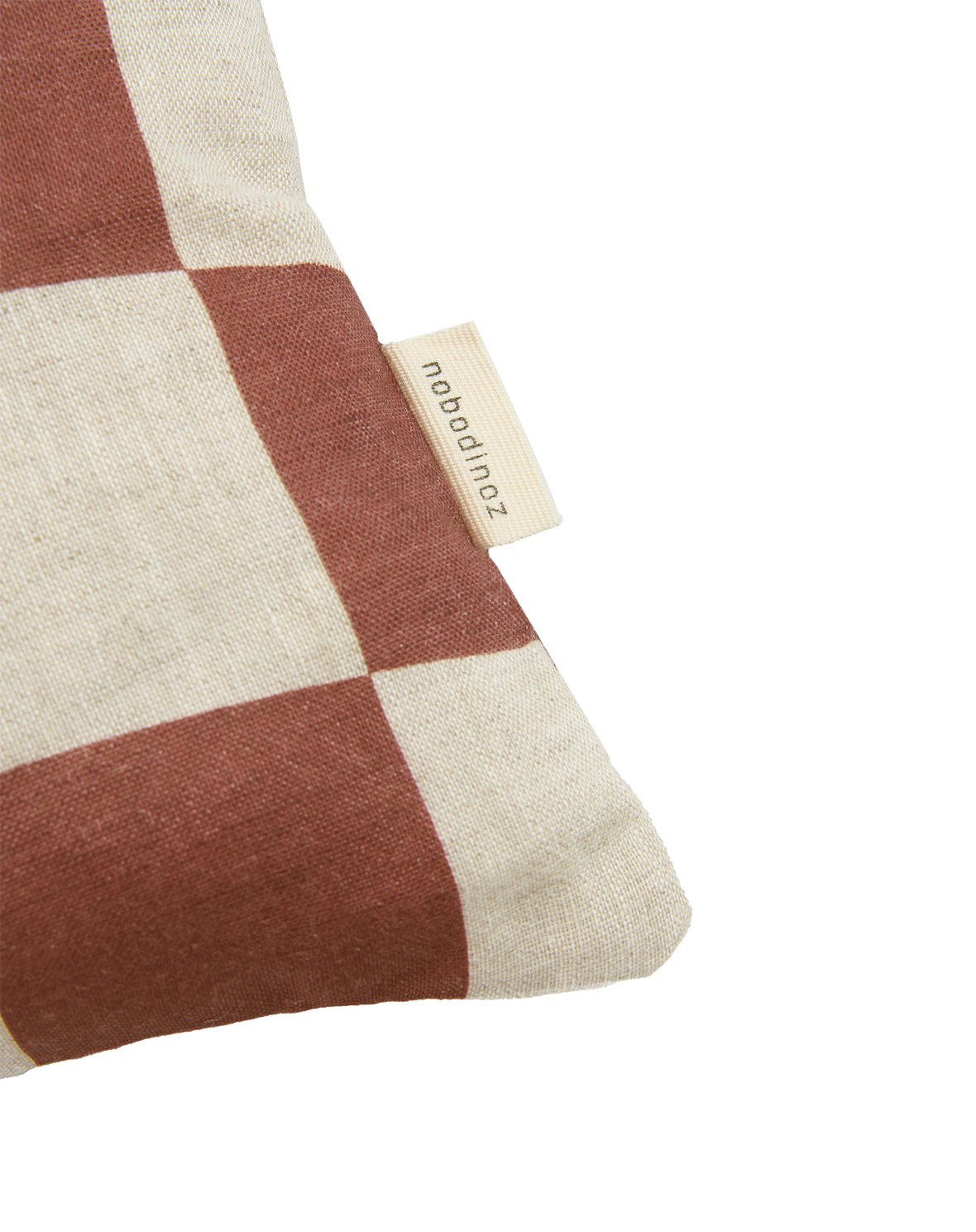 NOBODINOZ/フレンチリネン REC CUSHION/33x22【3種】