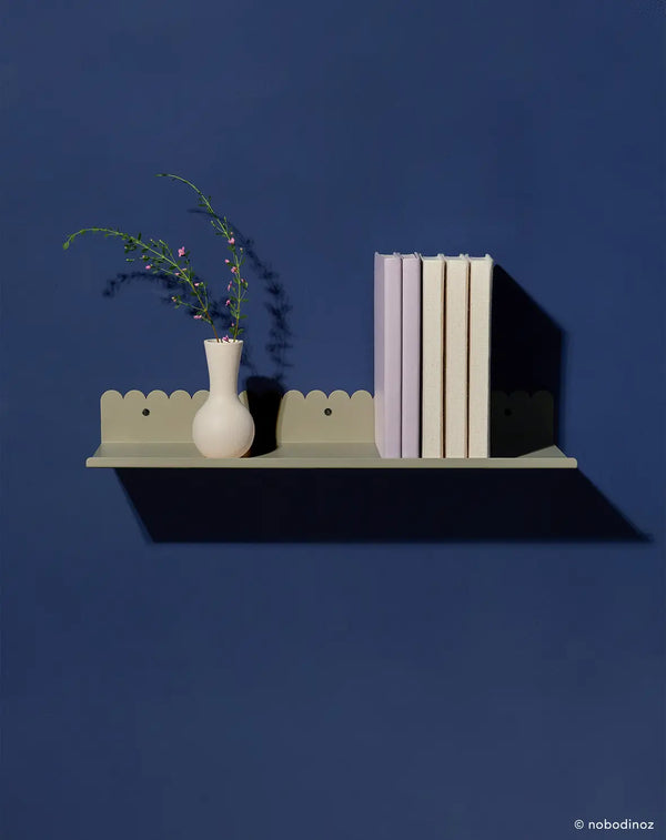 NOBODINOZ/ STEEL WALL SHELF LARGE　壁用シェルフLサイズ【3色】