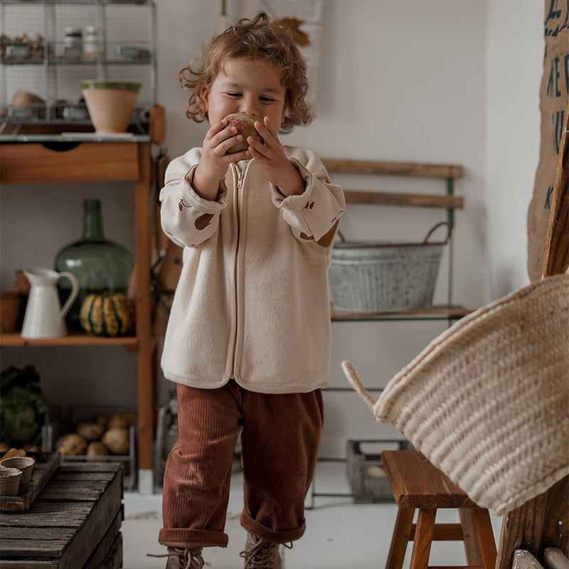 Organic Zoo / Almond Fleece Vest フリースベスト