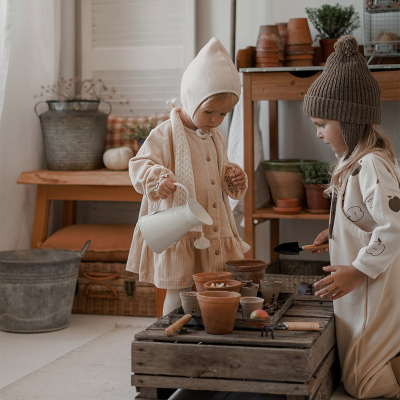 Organic Zoo / Almond Picnic Dress