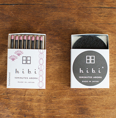 hibi 和の香り レギュラーボックス8本入り（専用マット付）