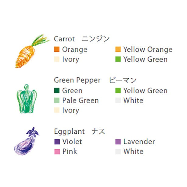 あおぞら ドットベジタブルクレヨン